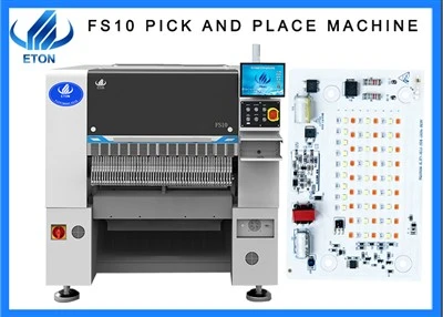 Mellemøsten PCB Factory 10 Heads Low Investment Chip Mounter